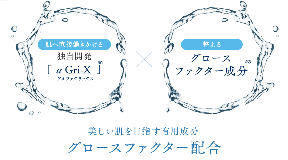 美しい肌を目指す有用成分グロースファクター配合